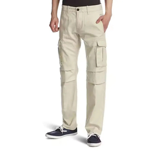 Pantalons de jogging techniques à manches élastiques de haute qualité personnalisés, logo personnalisé, pantalons cargo tactiques pour hommes avec poches latérales - Product Image 1