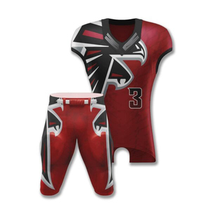 Nuevo Estilo, Uniformes de Fútbol Americano de la Mejor Calidad, Conjuntos Completos Personalizados con Logotipo Sublimado, Pantalones Cortos 100% Poliéster, Tallas Grandes - Product Image 5