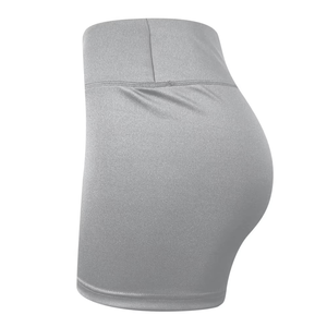 Shorts Deportivos Gris Claro para Mujer, Diseño Elegante en la Cintura, Transpirables, Elásticos, Tejido Resistente, para Gimnasio y Yoga - Product Image 6