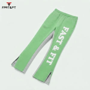 Fashion Custom Logo pants Outdoor Jogger <b>Men</b> Pants & <b>Trousers</b> Digital Print <b>Elastic</b> Drawstring Flare Sweat Pants <b>Mens</b> - Product Image 6
