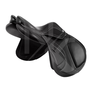 Silla de doma profesional para equitación, de cuero vacuno de alta calidad, contacto estrecho, productos de carreras de caballos ingleses de la India. - Product Image 6