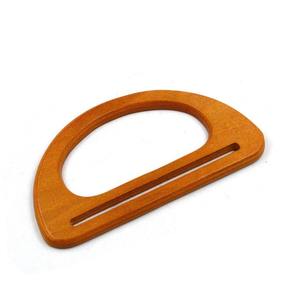 Asa de madera ecológica sólida para bolsos, artesanías de bambú y madera hechas a mano para regalo y manualidades, bolsa para ropa - Product Image 1