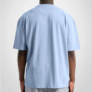 Camiseta Oversize de Hombre con Hombros Caídos, Cómoda, de Algodón Suave, Ajuste Holgado, Ropa Casual de Moda para Hombre - Product Image 5