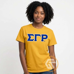 ขายส่ง GREEK TREASURES Sigma Gamma Rho Sorority เสื้อผ้าลำลองสำหรับผู้หญิง ฤดูร้อน เป็นมิตรกับสิ่งแวดล้อม ระบายอากาศได้ดี ป้องกันริ้วรอย ป้องกันรังสียูวี แห้งเร็ว - Product Image 2