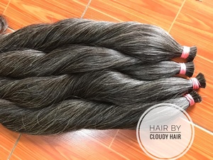 Cabello humano virgen liso vietnamita 100% cutícula sin procesar alineada 30 pulgadas suelta onda profunda estilo Natural de mujeres - Product Image 2