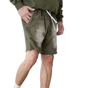 Pantalones Cortos Casuales para Hombre, Diseño Personalizado con su Propio Logotipo, Cómodos y a la Moda, Efecto Desteñido por el Sol - Product Image 6