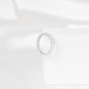 แหวนเพชรทรงรี 3.15 กะรัต เพาะเลี้ยงในห้องปฏิบัติการ ดีไซน์แบบ Eternity Band ทองคำขาว 14K แหวนแบบซ้อนได้ แหวนแต่งงานทันสมัย เครื่องประดับชั้นดี - Product Image 5