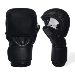 Gants de Sparring MMA Respirants Demi-Doigts de Haute Qualité les Plus Vendus, Personnalisables, en Cuir PU et PVC 8oz pour la Salle de Sport - Product Image 2