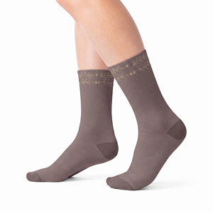 Chaussettes courtes pour femmes, motif floral imprimé sur mesure, mélange de coton respirant, coupe basse, décontractées, sportives, vente en gros - Product Image 2