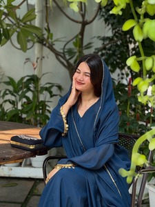 Conjunto de Vestido de Diseñador Azul Marino con Palazzo y Dupatta para Mujer |   Elegante Conjunto de Traje Étnico para Fiesta - Product Image 3