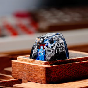 Keycaps Mystiques Anime, Keycaps Artisanaux Personnalisés, Keycaps Anime Mignons, Keycaps Verts, Ensemble de Keycaps, Keycaps en Résine - Product Image 6