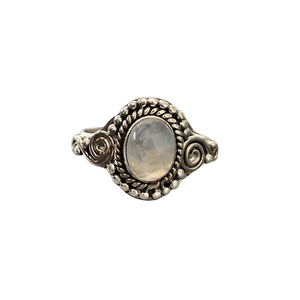 Dainty Moonstone Fashion <b>Ring</b> 3.4 Grams Weight - Product Image 2