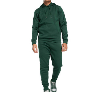 Conjunto Deportivo Verde Premium - Sudadera con Capucha de Felpa y Pantalones Deportivos - Fabricante de Ropa Personalizada Directo de Fábrica en Sialkot - Product Image 1