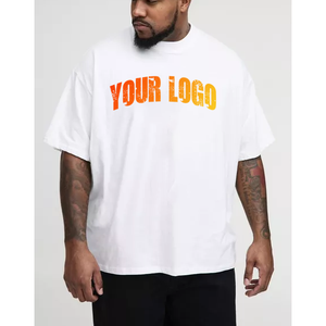 T-shirt pour homme grande taille, fabriqué au Pakistan, entièrement personnalisé, imprimé, logo personnalisé, séchage rapide, respirant, coton/fibre de bambou écologique - Product Image 4