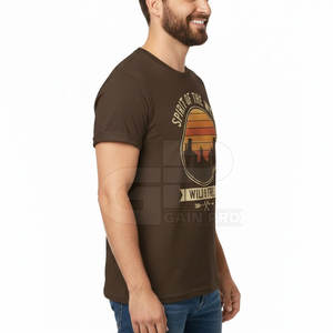 T-shirt Western Homme Slim Fit Premium – Coton Élégant pour le Streetwear et les Sorties du Week-end - Product Image 4