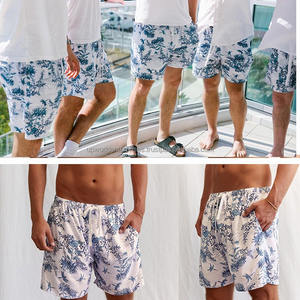 กางเกงกีฬาห้าส่วนของผู้ชายกางเกงขาสั้นผ้าแคนวาสแนวสตรีทพิมพ์ลายแห้งเร็ว - Product Image 5