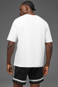 T-shirt pour homme surdimensionné 100% coton, imprimé sur mesure, streetwear, coupe ample, décontracté, tendance - Product Image 4