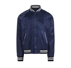 Satin Varsity <b>Jacket</b> Winter Color High Street Style Front Reversible <b>Jacket</b> 100% Top Quality - Product Image 2