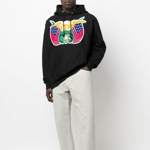 Sudadera con capucha bordada en chenilla de alta calidad, estilo urbano, tela premium, sudadera cálida, logotipo personalizado, ropa deportiva. - Product Image 3