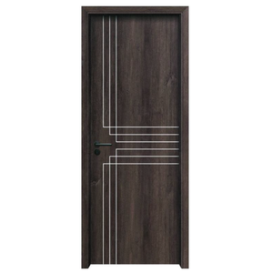 Puerta Interior de Madera Compuesta con Núcleo de WPC, Resistente al Fuego e Impermeable, Diseño Moderno y Lujoso, para Uso Comercial, Apartamentos, Villas y Salas de Estar - Product Image 1