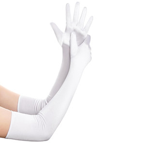 Gants longs pour femmes en polyester respirant et résistant, parfaits pour les soirées, les mariages, l'opéra et les occasions spéciales - Product Image 4