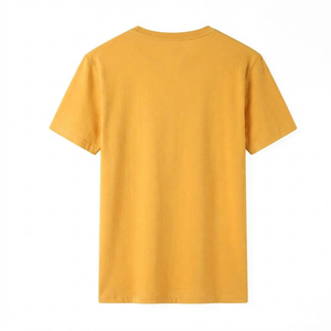 เสื้อยืดผู้ชาย OEM สกรีนโลโก้ตามสั่ง คุณภาพสูง ระบายอากาศได้ดี ผ้าฝ้าย 100% แขนสั้น ดีไซน์ใหม่ทันสมัย ลายกราฟิก - Product Image 3