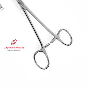 คีมคีบ Kocher แบบมีฟันหยักตามยาว สำหรับผ่าตัด หยุดเลือด ทำจากสแตนเลส อุปกรณ์ผ่าตัดทางการแพทย์ - Product Image 3