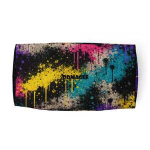 Sac de sport coloré à motif éclaboussures de peinture, en polyester, avec fermeture éclair, pour voyage, gym, usage quotidien, style durable - Product Image 2