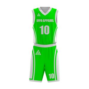 Custom Men's Basketball Uniform Sets Breathable Polyester Sports Jersey and Shorts in Sublimation or Embroidery for Team Use - Product Image 4