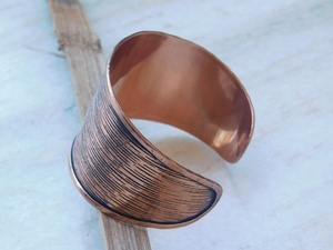 Unisex Pure Copper Energy <b>Healing</b> Bangle Handmade Premium Quality <b>Bracelet</b> for Wellness and Daily Wear Wholesale - Product Image 5