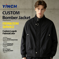 Blouson Bomber Décontracté Homme Hiver Chaud Brodé de Bonne Qualité, Veste Zippée Personnalisée Grande Taille pour le Travail