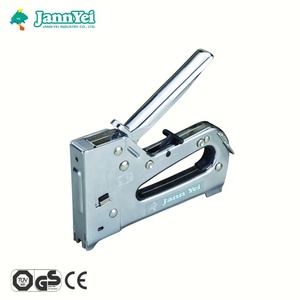 JY836 Heavy Duty Power Adjustable Wood Use Round and Flat Cable/Wire Fastening Manual Cable Staple Gun - Product Image 1