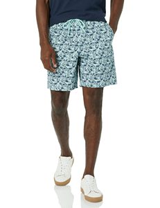 Shorts slim pour homme 100% coton imprimé numériquement, taille élastique, respirant, séchage rapide, écologique, anti-plis, style décontracté - Product Image 6