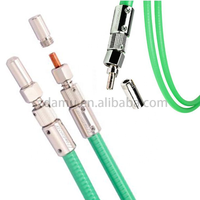 Cable de Fibra Óptica para Corte Láser de Alta Potencia Damu D80, Núcleo de Cuarzo Puro, Certificado CE IOS9001, Conector QBH Verde Personalizable