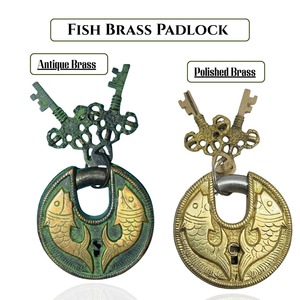 Popular Brass & Steel <b>Padlock</b> Superior Quality Heavy Duty Lock Rust Resistant Anti Theft <b>Padlock</b> Door Gate Garage Storage - Product Image 2