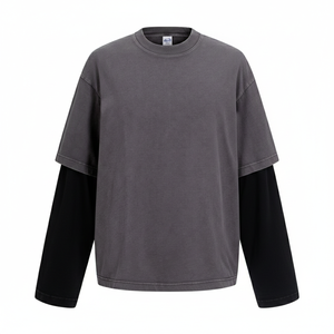 Camiseta Premium para Hombre 100% Algodón, 270 g/m², Cuello Redondo, Logotipo Personalizado en la Parte Delantera, Corte Regular, Transpirable, Ecológica - Product Image 1