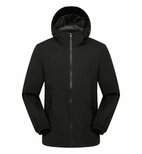 Ropa de abrigo para hombre, impermeable ligero, transpirable, para acampar, hacer senderismo y viajar, resistente al viento y al agua - Product Image 1