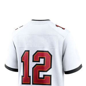 Options de couleurs personnalisées pour les équipes, vêtements de sport de haute qualité, nouveaux maillots de football et de football américain pour la saison en cours avec logo personnalisé, 100% polyester - Product Image 4