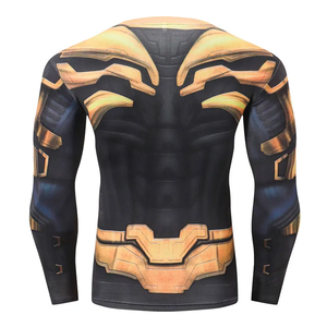 เสื้อรัดกล้ามเนื้อสำหรับ MMA แบบ Rashguard ขายส่ง พิมพ์ลายดิจิตอลตามสั่ง ระบายอากาศได้ดี ทนทาน เหมาะสำหรับยิวยิตสู จิวยิตสูแบบต่อสู้ และบราซิลเลียนยิวยิตสู - Product Image 3