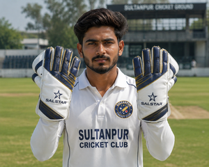 Premium Quality Hand Stitched Cricket Top Grade Leather Selection Cricket Wicket Keeping <b>Gloves</b> Best Quality Keeper <b>Gloves</b> - Product Image 5