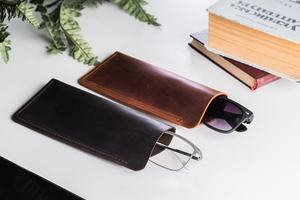 Estuche para Gafas de Sol, Minimalista, de Cuero, Regalo de Aniversario para Él, Regalo para Hombre, LGC-0048 - Product Image 6