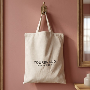 Hot Sale Bohemian Fashion Cotton <b>Canvas</b> <b>Tote</b> Bag | Eco Friendly Luxury Reusable Lightweight Foldable Shopping Bag | Custom Logo - Product Image 1