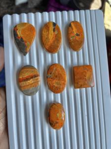 Cabujón de Jaspe Abejorro Natural de Primera Calidad, Material Ligero, Tamaño Libre, Accesorios de Joyería con Piedras Preciosas, Piedra Preciosa Suelta - Product Image 2