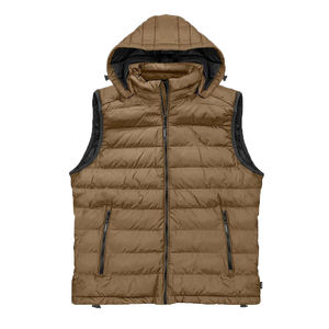 Chaleco Acolchado para Hombre, Suave, para Exteriores, Cuello Alto, con Cierre y Bolsillos, Chaqueta de Invierno con Logotipo Personalizado - Product Image 1