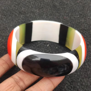 Bracelet jonc en résine pour femme fait à la main modèle de style ange modèle cadeau de bijoux de mode - Product Image 1