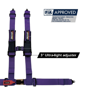Régulateur de harnais de course en acier au carbone noir ADB 02 3 pouces ultra léger 133g, quincaillerie de ceinture de sécurité, fabrication taïwanaise OEM ODM en promotion - Product Image 1