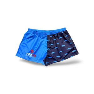 Pantalones cortos de fútbol personalizados con estampado digital, cintura elástica, poliéster, antibacterianos, con logo personalizado. - Product Image 3