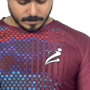 เสื้อแรชการ์ดผู้ชายแบบปรับแต่งได้ - ระบายอากาศได้ดีและแห้งเร็ว มีขนาดและสีให้เลือกตามต้องการ ขายดีที่สุดสำหรับผู้ใหญ่ - Product Image 3