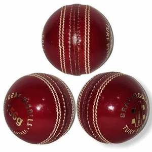 Pelota de críquet de práctica Kookaburra, blanca, de cuero duro, para bate de madera inglesa, 156 y 142 gramos - Product Image 2