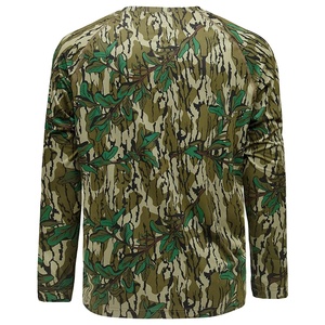 Chemise de chasse camouflage à manches longues pour homme, respirante, en polyester, style automne, imprimé - Product Image 4